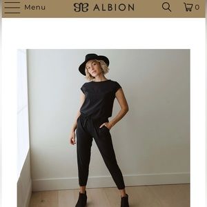 Albion Black Jumpsuit